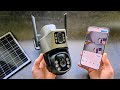 How to Connect & Pair - Outdoor Solar Security Camera with Dual Camera Lens 4G / WiFi - V380 PRO