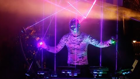 Vortex Dome on ✪Siggraph 2015, Dj Mobius8 Dance Party. LA USA