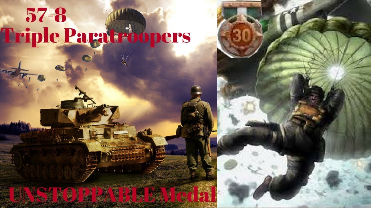 Unstoppable medal with triple paratroopers, READ DESCRIPTION!!