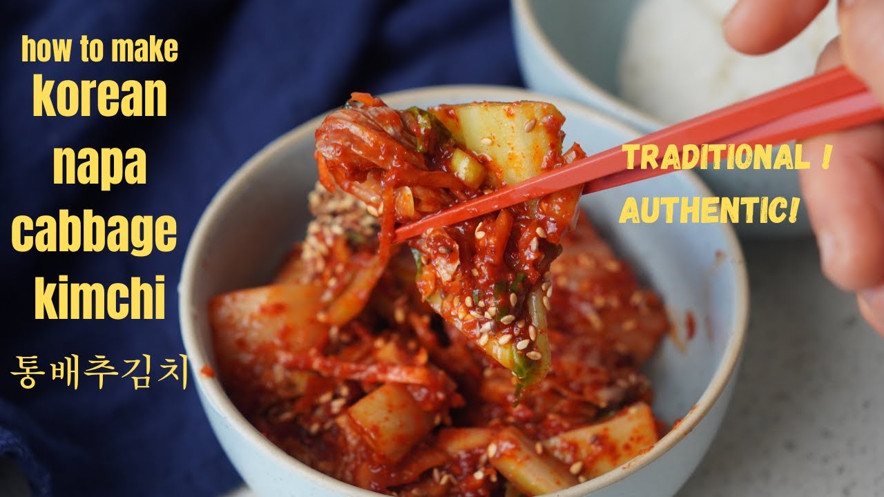 Easy Kimchi Recipe  Authentic and Delicious - Korean Bapsang