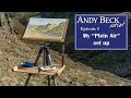 Plein Air watercolour painting set-up with Andy Beck