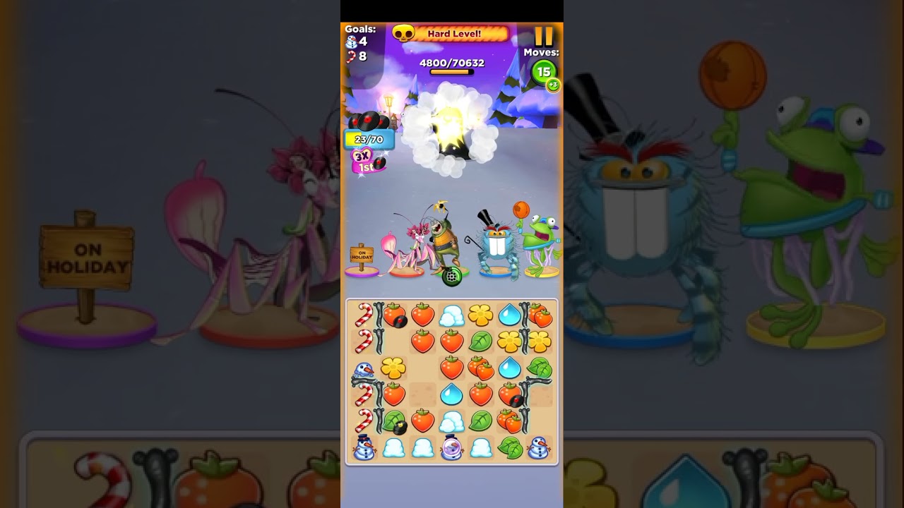 Gamply level Megoboost (2573-2577) #bestfiends #games #gaming 