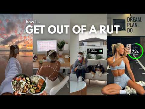 how I get out of a rut & stay consistent (when motivation isn't there) | week in my life