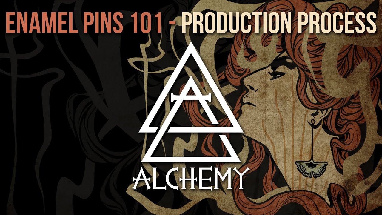 Alchemy Merch - Enamel Pins 101 - The Production Process - YouTube
