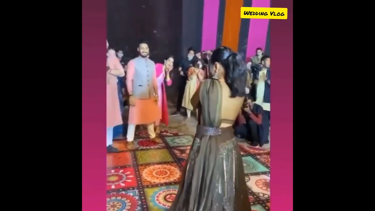 Punit Pathak and his bride Nidhi Moony Singh dancing at their sangeet ceremony | Wedding Vlog |