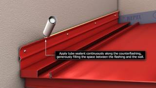 How To Install Standing Seam Metal Roofing - Sidewall Flashing