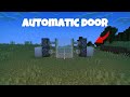 How to make an Automatic door in Mincraft | Easy redstone tutorial