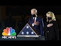 President Biden, First Lady Pay Respects To Capitol Police Officer Brian Sicknick | NBC News NOW