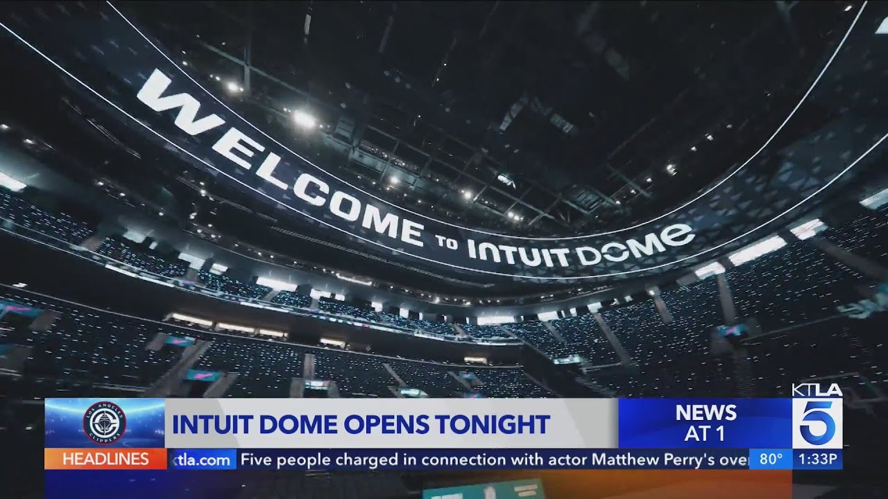 Inglewood's $2 billion Intuit Dome finally opens - YouTube