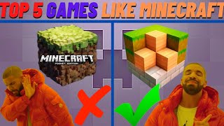 Top 5 Games Like Minecraft Pocket Edition || For Android || In Hindi screenshot 1