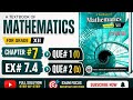 Class 12 Maths Chapter 7 Exercise 7.4 Question 1(i) & 2(b) Full Solution | KPK Board