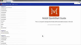 MobX Quick Start Guide | 2. Observables, Actions, and Reactions