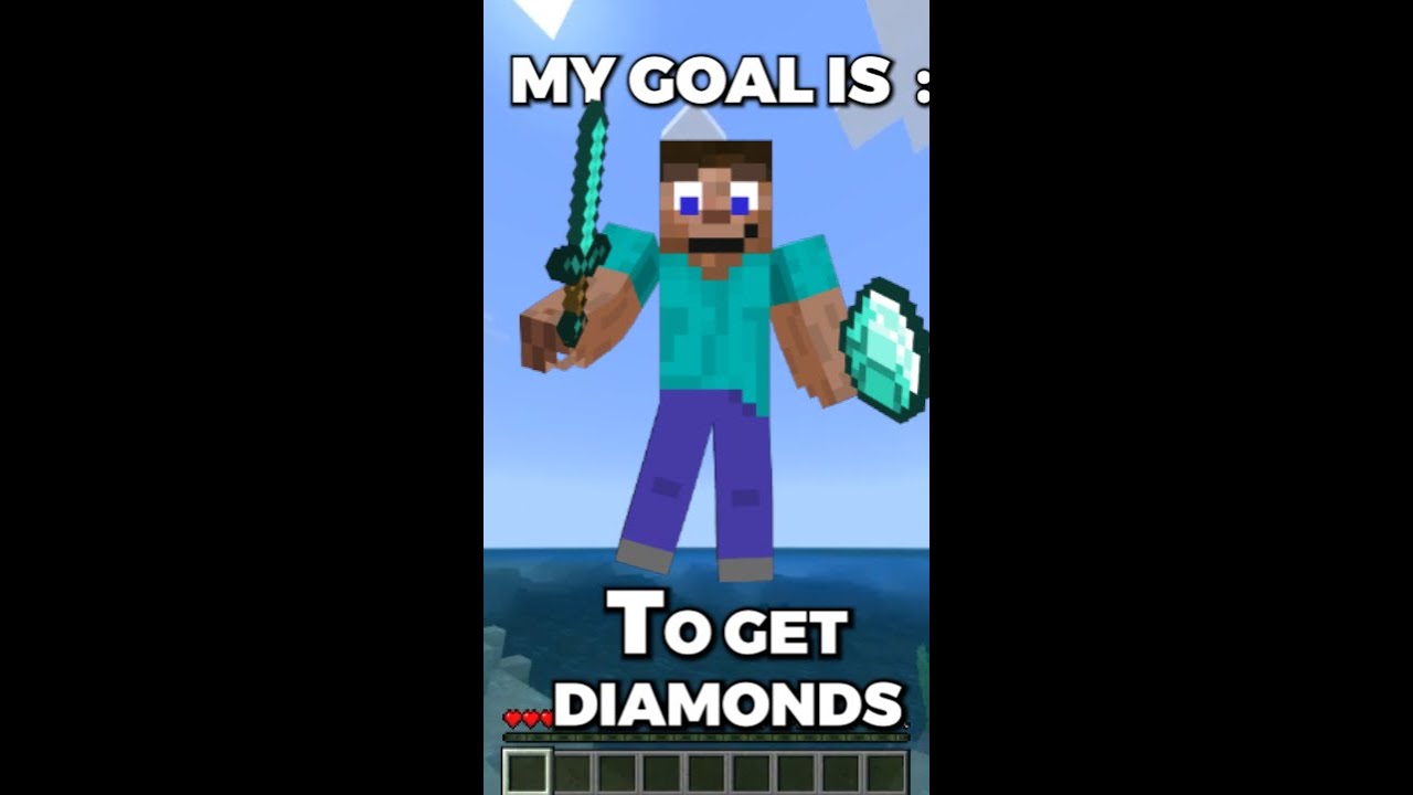 minecraft but i cant touch gravel #shorts #minecraft