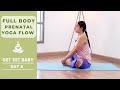 Full body prenatal yoga flow  special announcement  day 6 prenatal yoga for 2nd  3rd trimester