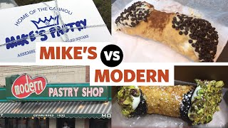 What&#39;s better? Mike&#39;s Pastry vs. Modern Pastry in Boston, MA