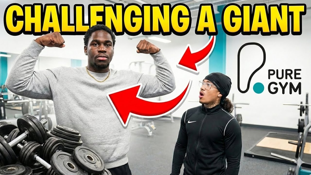 CHALLENGING THE BIGGEST GUY AT PURE GYM