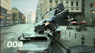 The Matrix Awakens - Car Crash Test 2 - Unreal Engine 5 - 4K