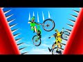 DODGE The DANGEROUS SPIKES To WIN! (Descenders Wipeout)