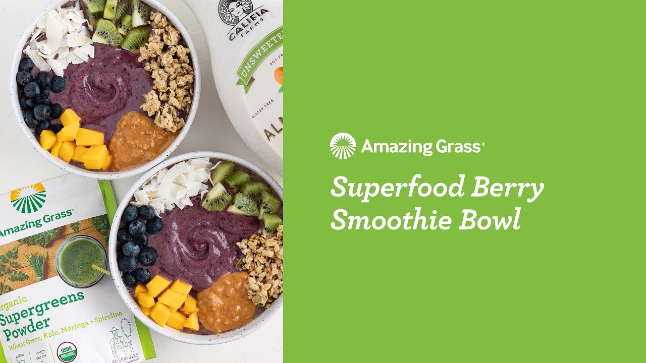 Superfood Berry Smoothie Bowl YouTube