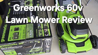 Greenworks 60v Self-Propelled Battery Powered Lawn Mower Review