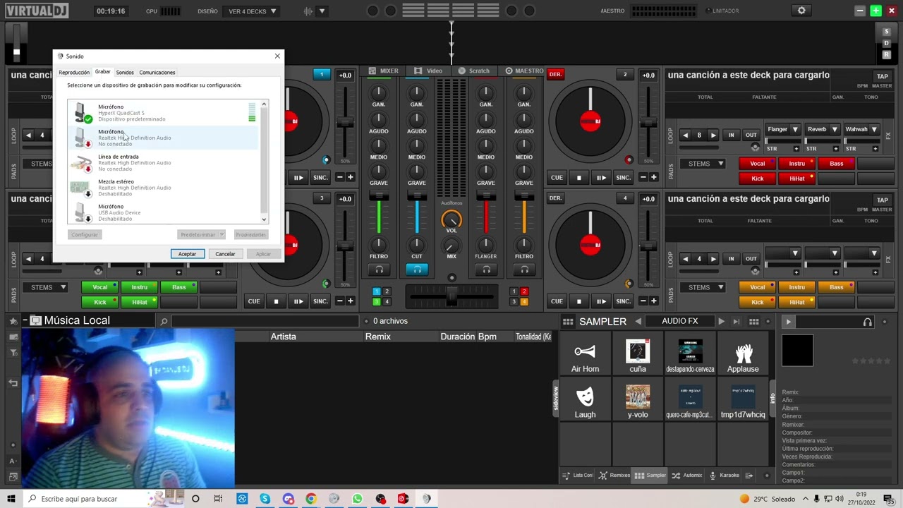 Virtual dj 8 mini tutorial rapidin configuracion basica microfono