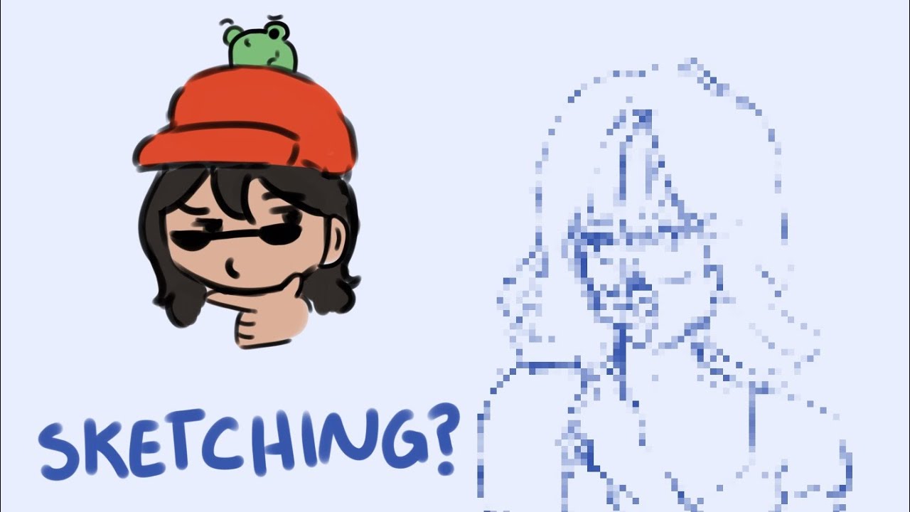 How I sketch in my style on ibis paint x | basics and for practice ...