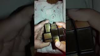 Cube In A Cube Pattern In Mirror Cube. Resimi