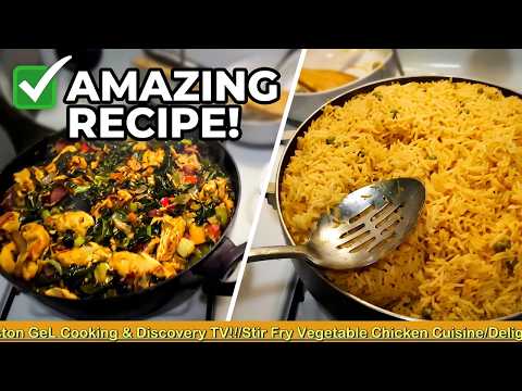 ✅ Jamaican Stir-Fry Chicken & Rice — Ready in Minutes! 🇯🇲 #jamaicanfood