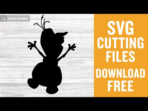 Olaf Svg Free Cut Files for Cricut Instant Download