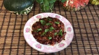 Лобио из консервированной фасоли быстрый и ароматный! Лобио из консервированной фасоли быстрый и ароматный!