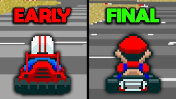Super Mario Kart Early Prototype Builds | LOST BITS [TetraBitGaming]
