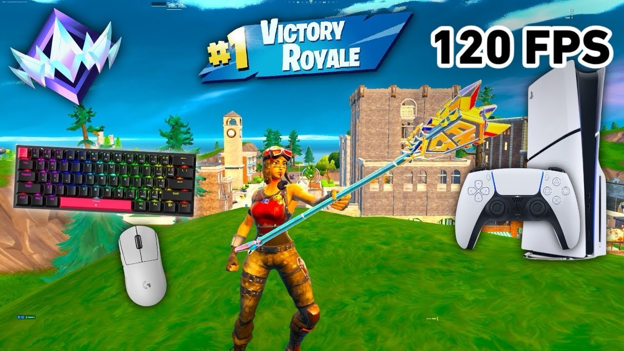 Fortnite Unreal Ranked Reload On PS5 Slim | Keyboard & Mouse Gameplay | 120 FPS | 4K