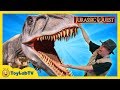 Jurassic Quest for Dinosaurs! Giant Life Size T-Rex at Dinosaur Event with Kids Activities & Toys