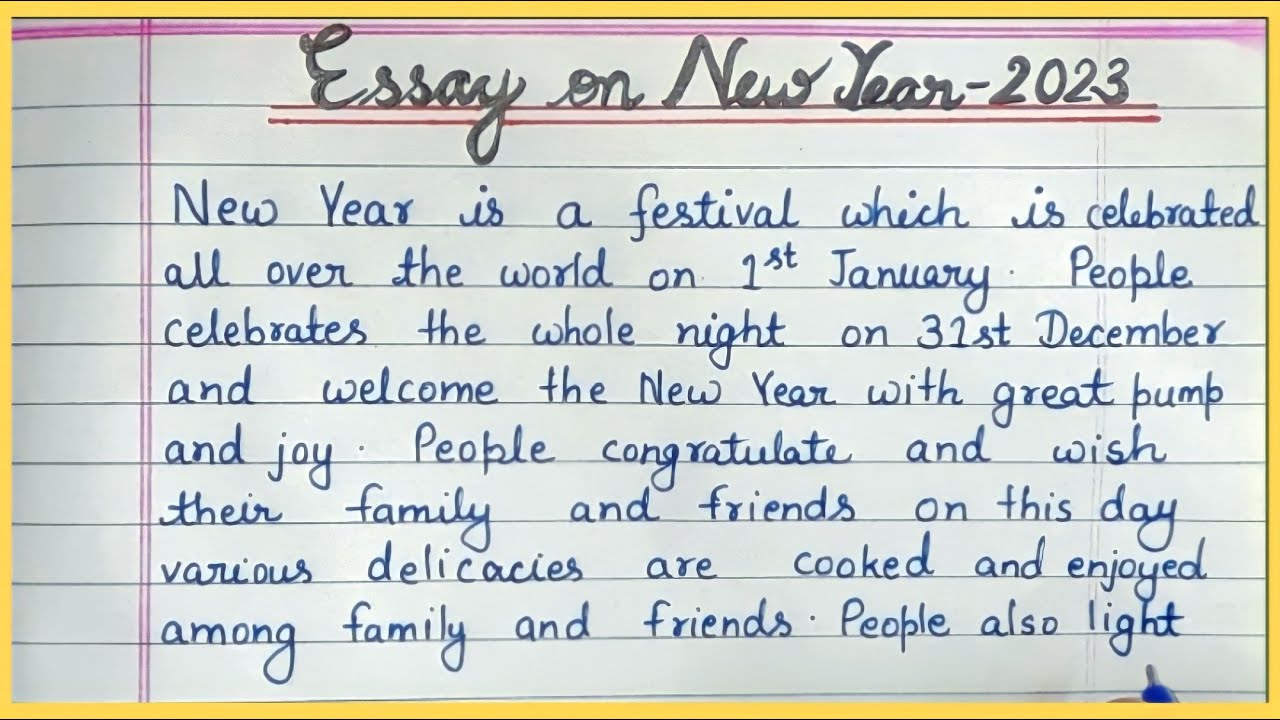 essay on happy new year 2023