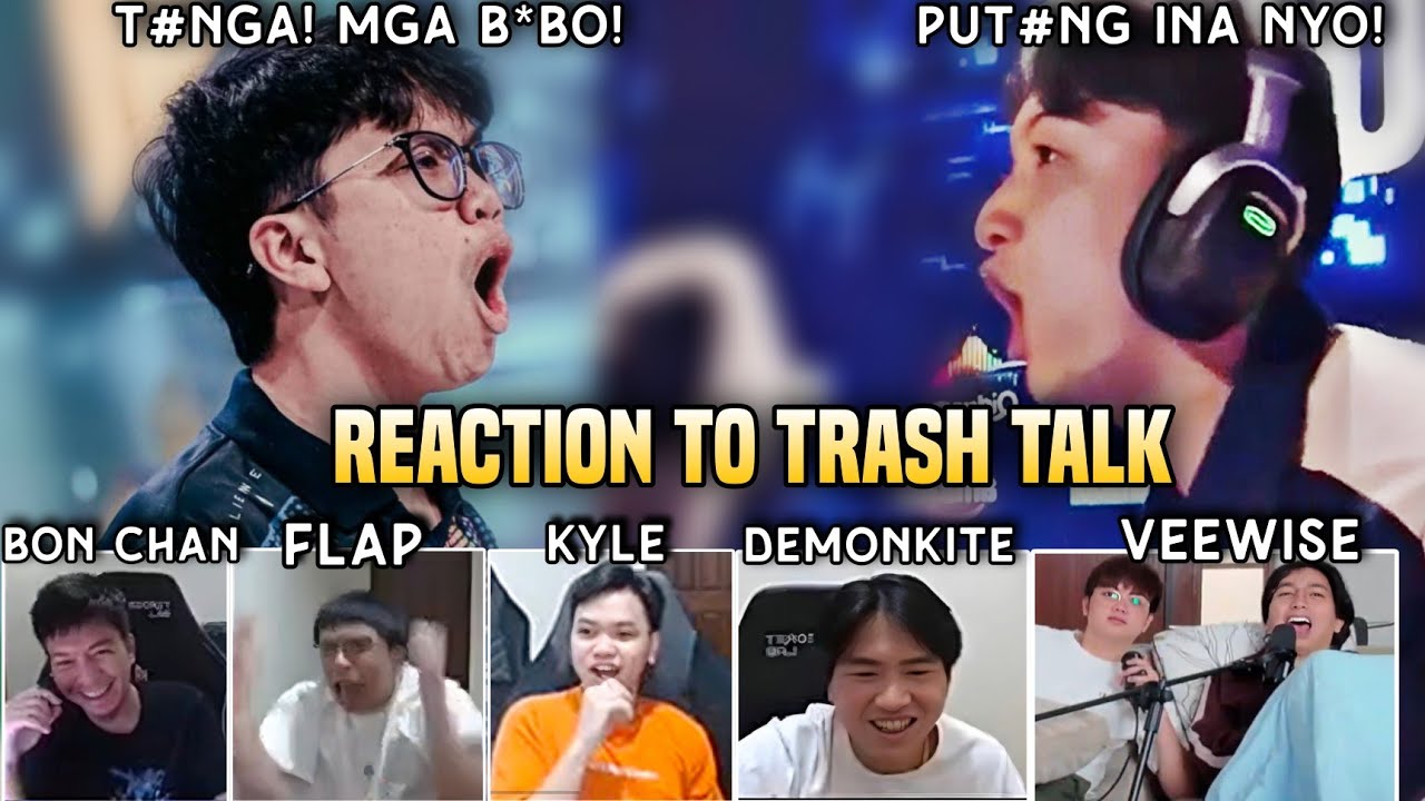 FLAP, KYLE, DEMONKITE, COACH BON and VEEWISE REACTION TO TLPH TALKING TRASH TO SRG OG...