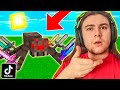 PROBAMOS los TIKTOK más VIRALES DE MINECRAFT 😂😱 ¿FUNCIONAN? MINECRAFT TIKTOKS 11