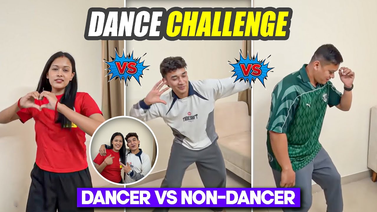 Akash teaching dance to us😱|| Epic dance competition🤣