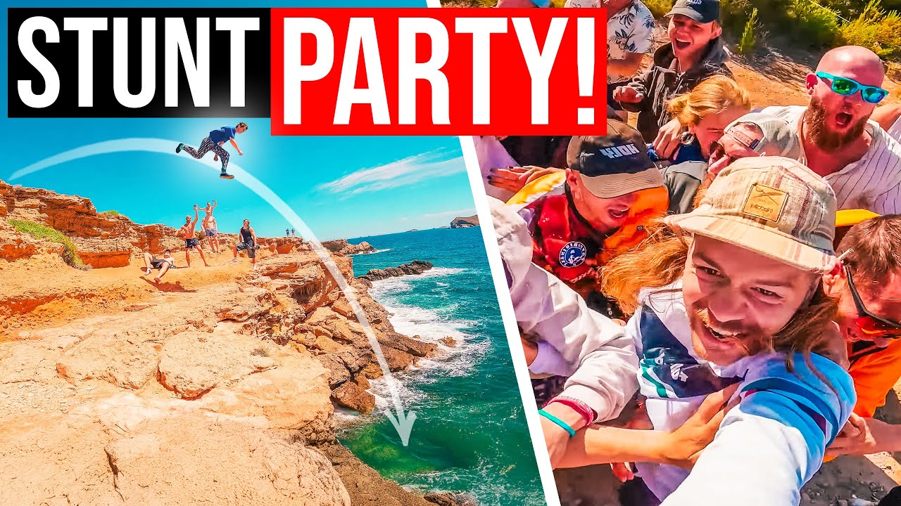 FULL SEND auf Ibiza! 🇪🇸 | 25 Klippenspringer ÜBERNEHMEN die Insel!