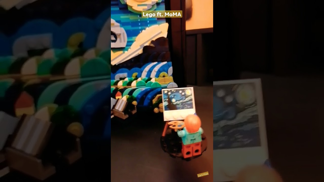 The Starry Night by Vincent Van Gogh. Lego is collaborating with the Museum of Modern Art.