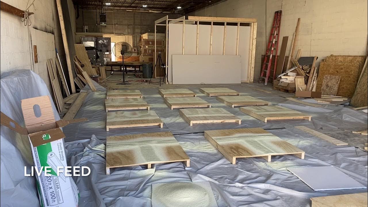 SPRAY FOAM INSULATION BURN PANELS YouTube