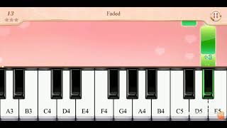 Faded piano cover by me.(piano pink master) screenshot 5