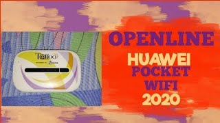 How to openline huawei pocket wifi 2020