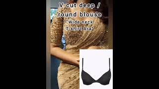 Bra Types For Saree Blouses