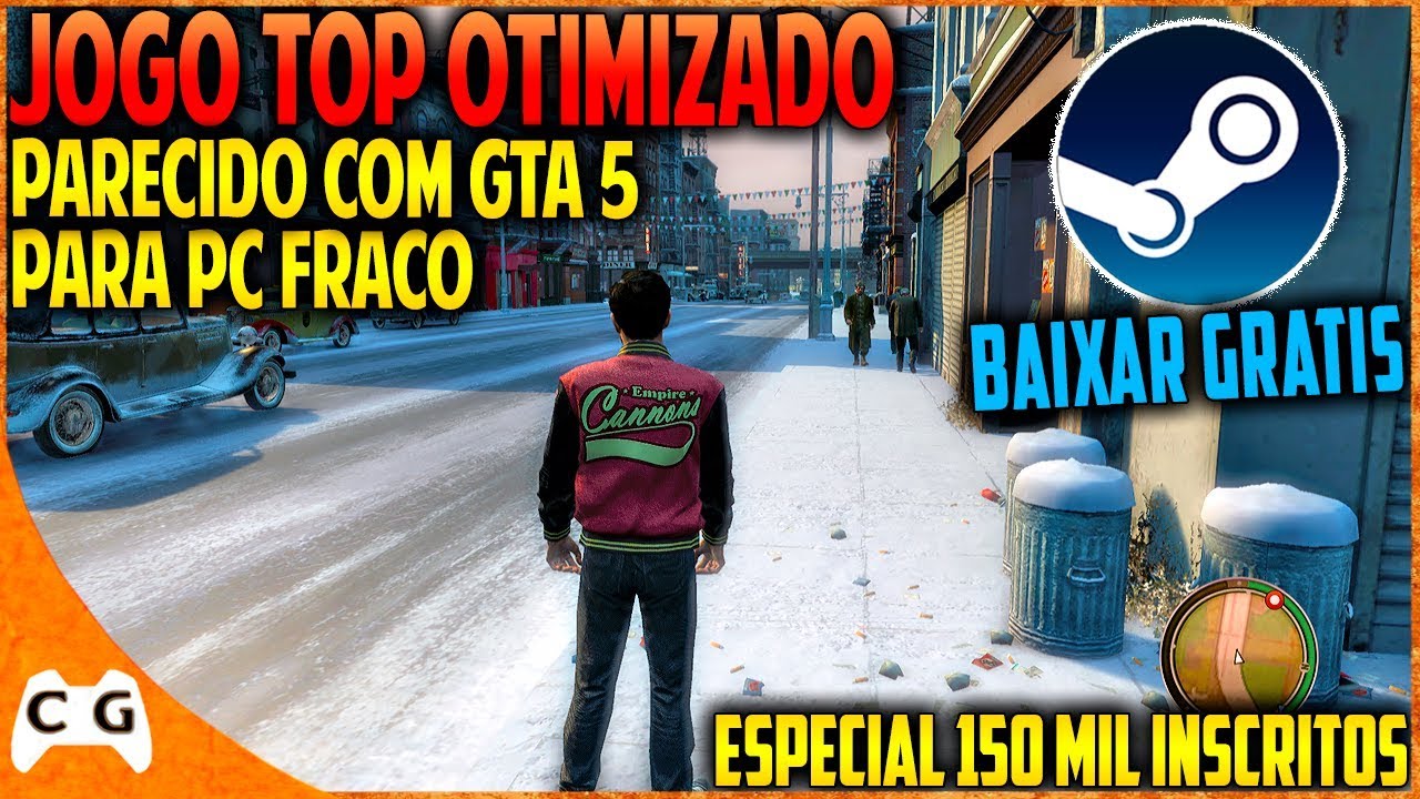 Jogo Muito Top da Steam Otimizado Estilo GTA 5 Que Roda Em PC Fraco Celeron  2gb de RAM 