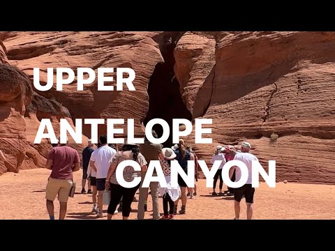 Exploring UPPER ANTELOPE CANYON/ 4K/ Page, Arizona #travel#canyon #antelopecanyon #usa #arizona