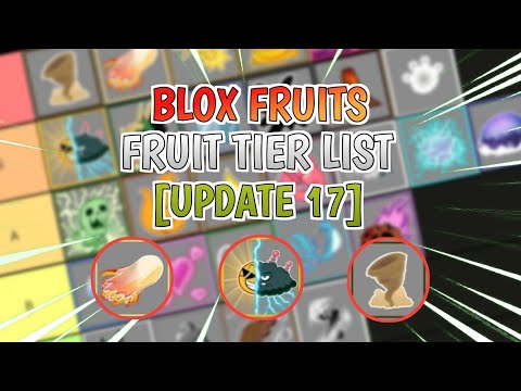 MINHA TIER LIST *ATUALIZADA* DE FRUTAS NO BLOX FRUITS! (UPDATE 17