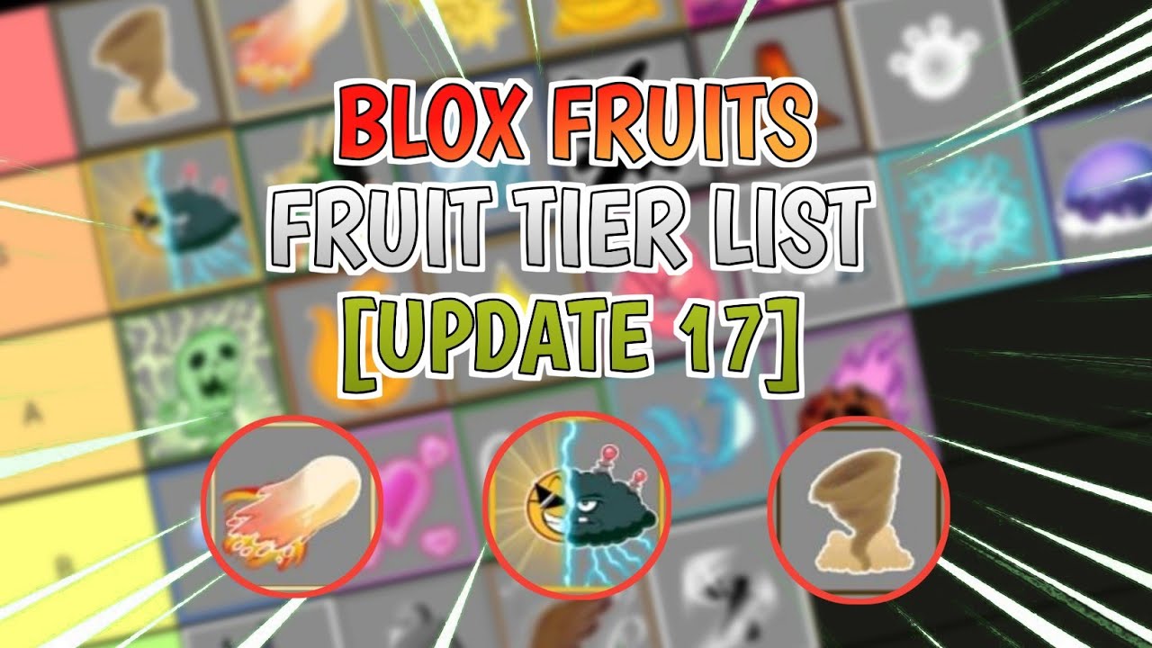 Fruit tier list (unofficial comunity made) (swipe left for proof its real  value) (thanks official blox fruit discord) : r/bloxfruits