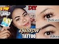 DIY  EYEBROW TATTOO ( 6 PESOS LANG ) I JEANY DEMAPI