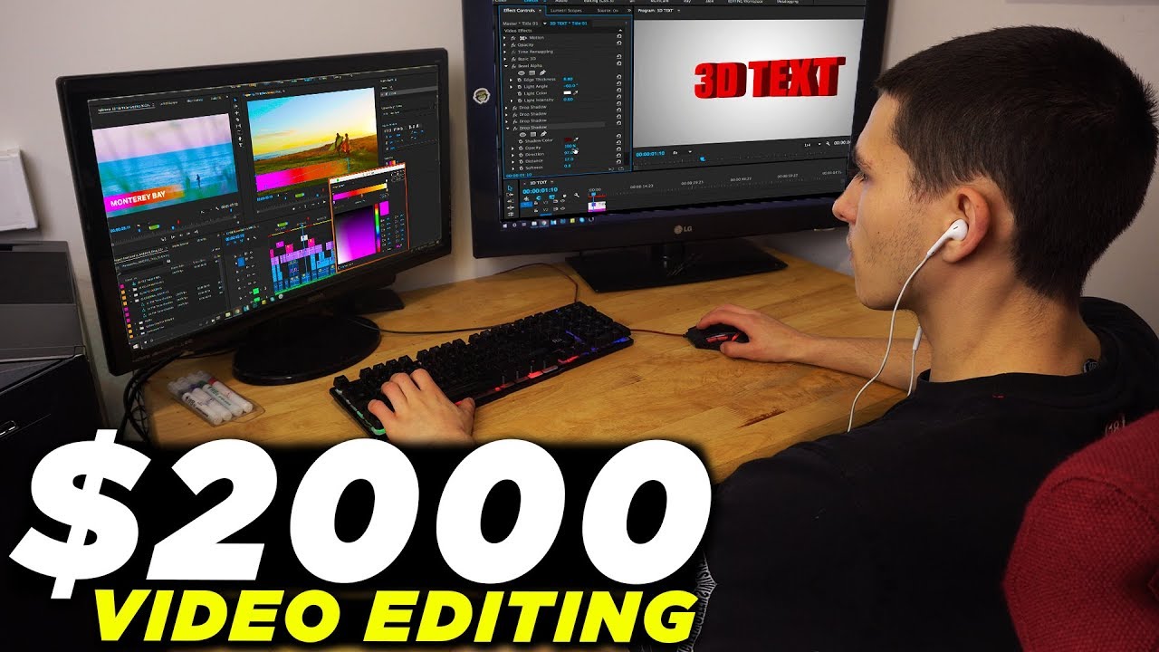 How I Make $2000 a Month Video Editing