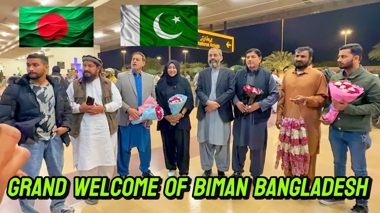 Bangladesh Plane Arrives in Pakistan After 14 Years – Emotional Welcome 🇧🇩✈️🇵🇰